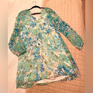 Lilly Pulitzer Floral Midi Dress